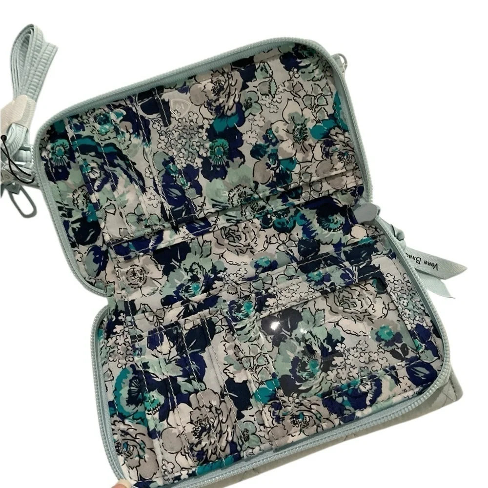 Vera Bradley Ultralight RFID 3-in-1 Crossbody in Sea Salt Blue